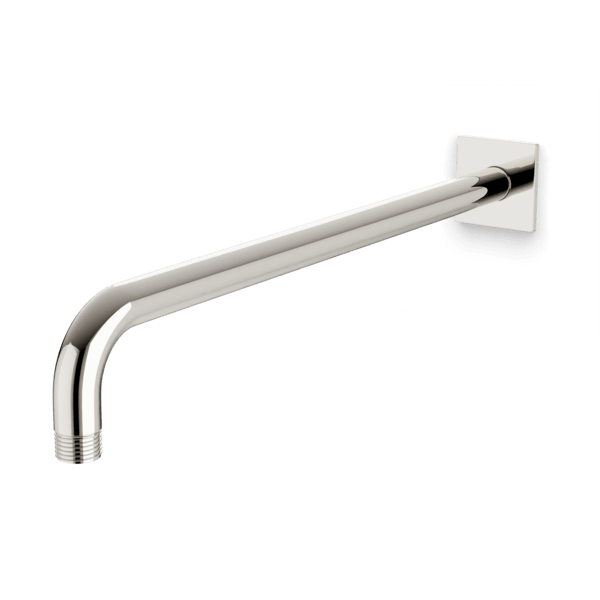 F902-27 - Square + Round Wall Mounted Shower Arm Artos US Polished Nickel 