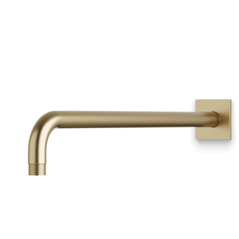 Otella Wall Mount Shower Arm - Satin Brass image 1
