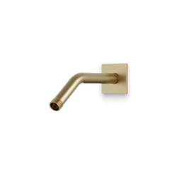 Otella Wall Mount Angled Shower Arm - Satin Brass thumbnail 1