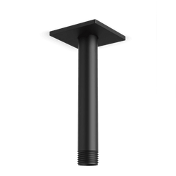 F902-30 - Square + Round Ceiling Mounted Shower Arm Artos US Matte Black 