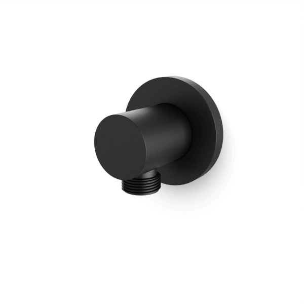 F902-41 - Round Shower Outlet Elbow Artos US Matte Black 