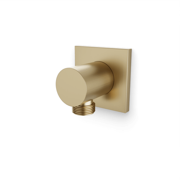 F902-41SQ - Square Shower Outlet Elbow Artos US Satin Brass 