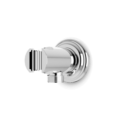 Classic Shower Outlet Elbow with Hand Shower Holder - Chrome thumbnail 1