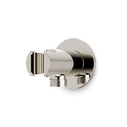 Opera Shower Outlet Elbow with Hand Shower Holder - Polished Nickel thumbnail 1