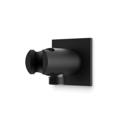 Otella Shower Outlet Elbow with Hand Shower Holder - Matte Black thumbnail 1