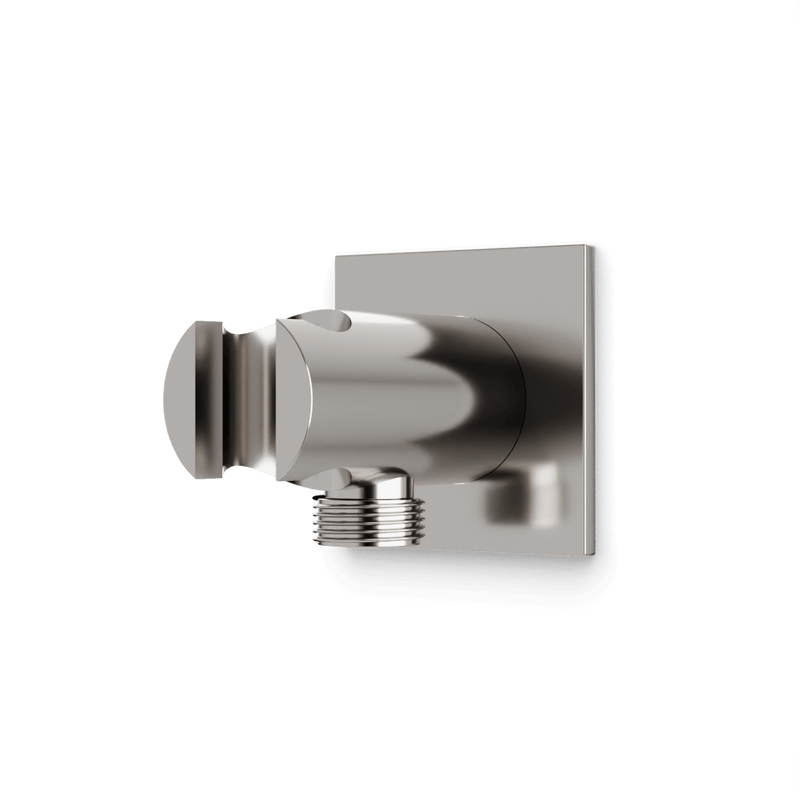 Otella Shower Outlet Elbow with Hand Shower Holder - Brushed Nickel image 1