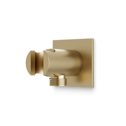 Otella Shower Outlet Elbow with Hand Shower Holder - Satin Brass thumbnail 1