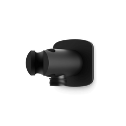Harmony Shower Outlet Elbow with Hand Shower Holder - Matte Black thumbnail 1
