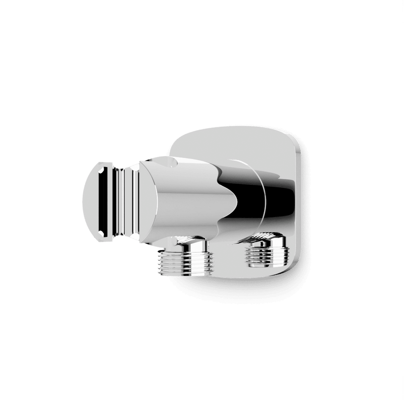 Harmony Shower Outlet Elbow with Hand Shower Holder - Chrome image 1