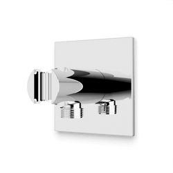 Otella 3.25" Shower Outlet Elbow with Hand Shower Holder - F902-44CH thumbnail 1
