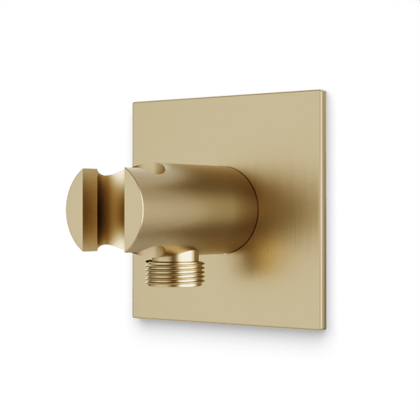 Otella 3.25" Shower Outlet Elbow with Hand Shower Holder - F902-44SB image 1