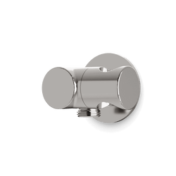 Opera Shower Outlet Elbow with Pivoting Hand Shower Holder - Brushed Nickel thumbnail 1