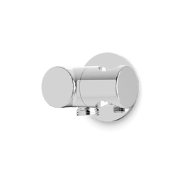 Opera Shower Outlet Elbow with Pivoting Hand Shower Holder - Chrome thumbnail 1