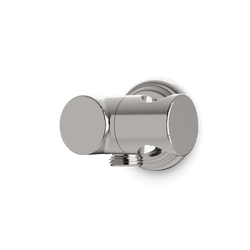 Classic Shower Outlet Elbow with Pivoting Hand Shower Holder - Brushed Nickel thumbnail 1