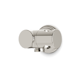 Classic Shower Outlet Elbow with Pivoting Hand Shower Holder - Polished Nickel thumbnail 1