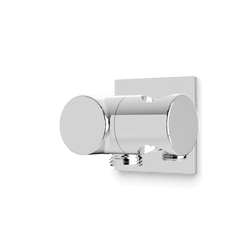 Otella Shower Outlet Elbow with Pivoting Hand Shower Holder - Chrome thumbnail 1