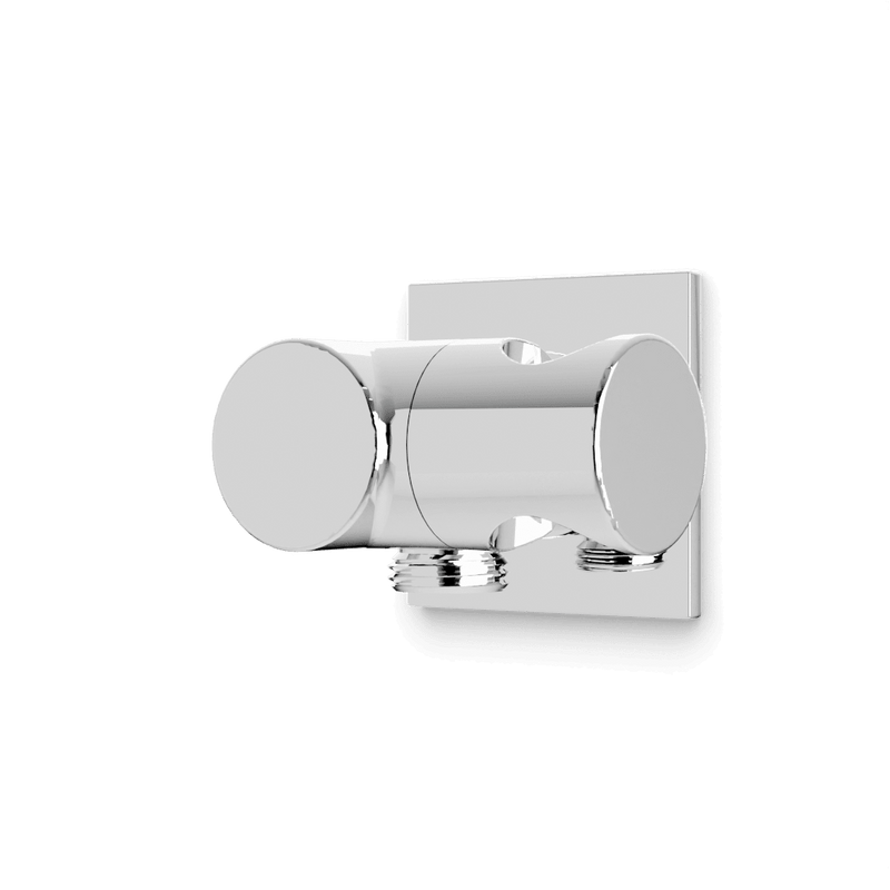 Otella Shower Outlet Elbow with Pivoting Hand Shower Holder - Chrome image 1