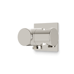 Otella Shower Outlet Elbow with Pivoting Hand Shower Holder - Polished Nickel thumbnail 1