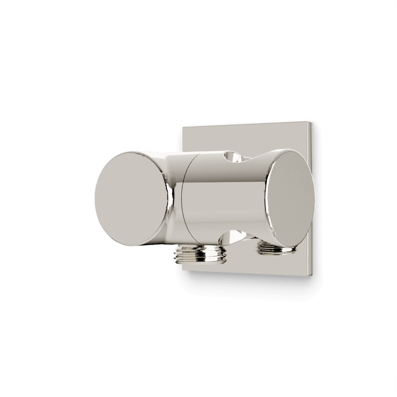 Otella Shower Outlet Elbow with Pivoting Hand Shower Holder - Polished Nickel image 1