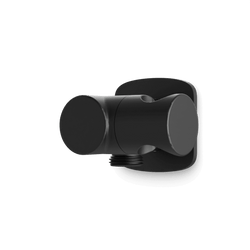 Harmony Shower Outlet Elbow with Pivoting Hand Shower Holder - Matte Black thumbnail 1