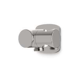 Harmony Shower Outlet Elbow with Pivoting Hand Shower Holder - Brushed Nickel thumbnail 1
