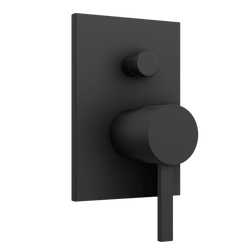 F903-9TK - Square & Round Pressure Balance Mixer with Push Button Diverter Trim Kit Artos US Matte Black