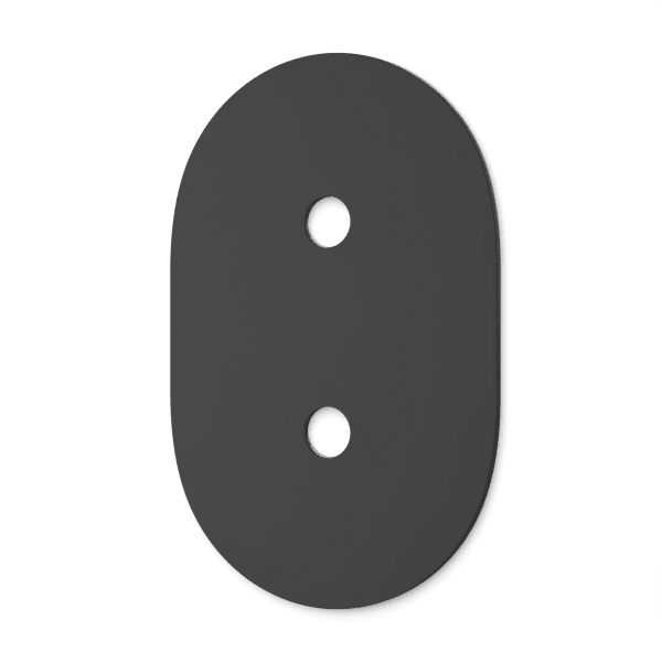 Round Combo Trim Plate - F903A-8PBK image 1