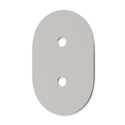 Round Thermostat with Diverter Trim Plate Artos US 