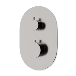 Opera Thermostat with 3-Way Diverter & Off Position Trim Kit - Brushed Nickel thumbnail 1