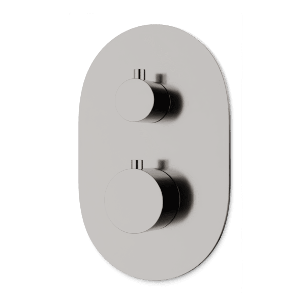 Opera Thermostat with 3-Way Diverter & Off Position Trim Kit - Brushed Nickel image 1