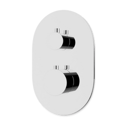 Opera Thermostat with 3-Way Diverter & Off Position Trim Kit - Chrome thumbnail 1
