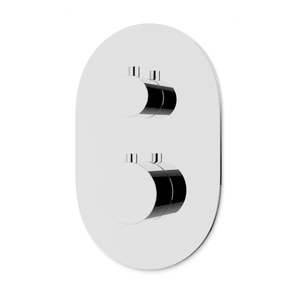 Opera Thermostat with 3-Way Diverter & Off Position Trim Kit - Chrome image 1