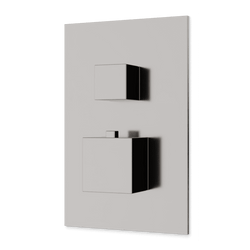 Edge Thermostat with 3-Way Diverter & Off Position Trim Kit - Brushed Nickel thumbnail 1