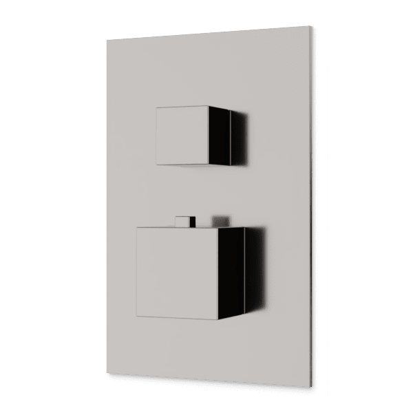 Edge Thermostat with 3-Way Diverter & Off Position Trim Kit - Brushed Nickel image 1
