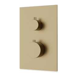 Otella Thermostat with 3-Way Diverter & Off Position Trim Kit - Satin Brass thumbnail 1