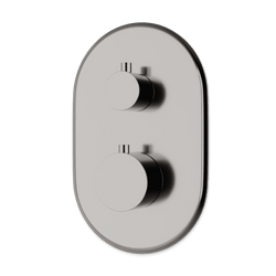 Classic Thermostat with 3-Way Diverter & Off Position Trim Kit - Brushed Nickel thumbnail 1