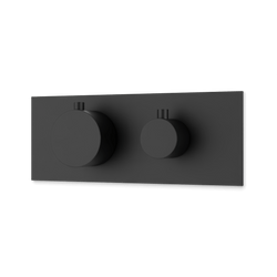 Otella Thermostat with 3-Way Diverter & Off Position Linear Trim Kit - Matte Black thumbnail 2