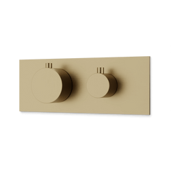 Otella Thermostat with 3-Way Diverter & Off Position Linear Trim Kit - Satin Brass thumbnail 2