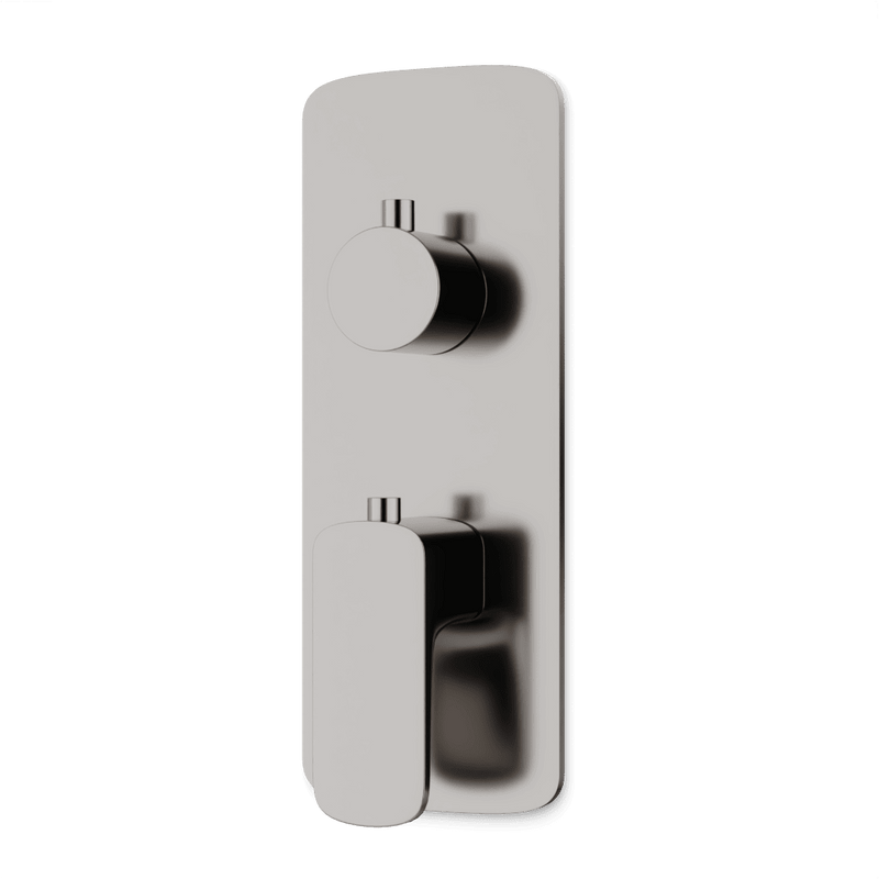 Harmony Thermostat with 3-Way Diverter & Off Position Trim Kit - Brushed Nickel image 1