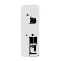 Harmony Thermostat with 3-Way Diverter & Off Position Trim Kit - Chrome thumbnail 1