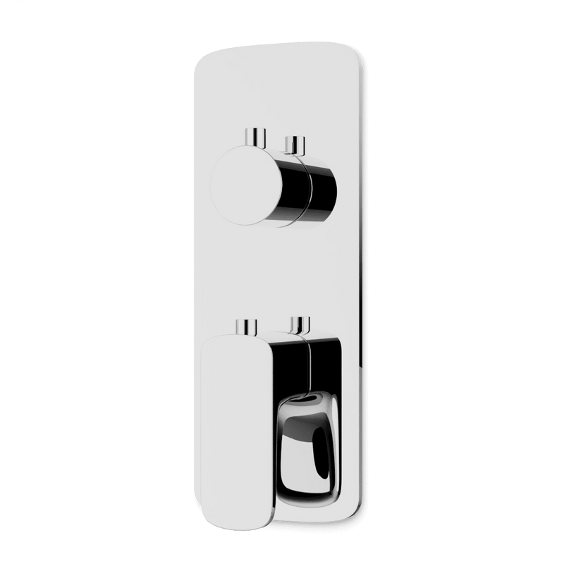 Harmony Thermostat with 3-Way Diverter & Off Position Trim Kit - Chrome image 1