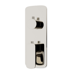 Harmony Thermostat with 3-Way Diverter & Off Position Trim Kit - Polished Nickel thumbnail 1