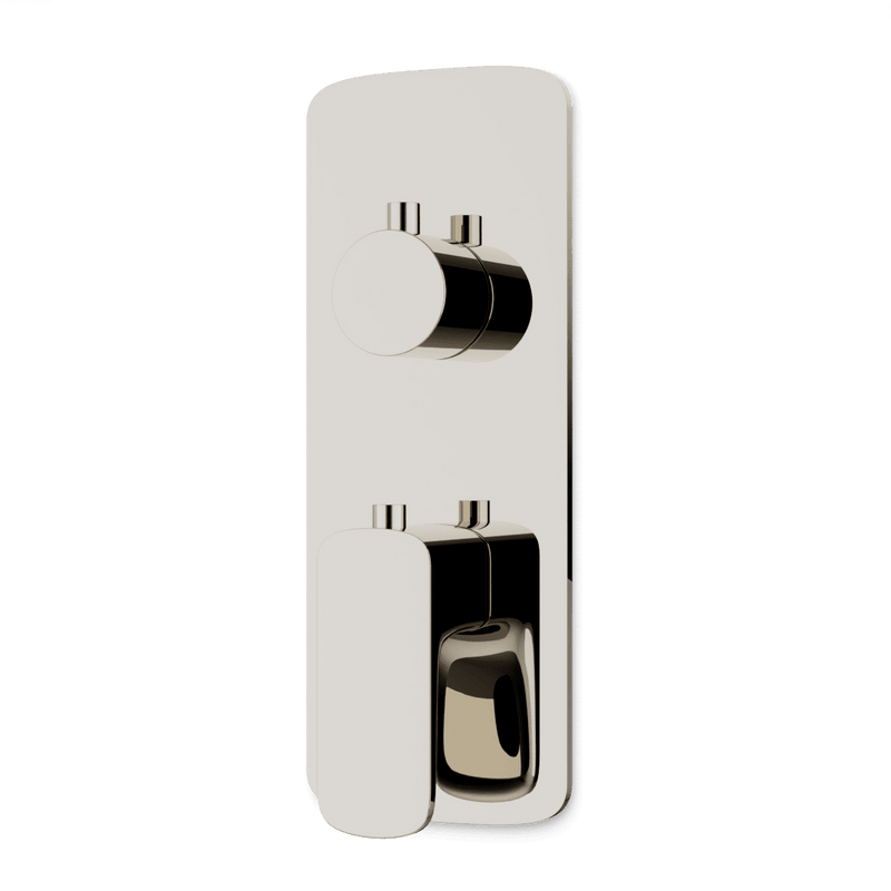 Harmony Thermostat with 3-Way Diverter & Off Position Trim Kit - Polished Nickel image 1