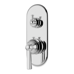 Classic Thermostat with 3-Way Diverter & Off Position Trim Kit - Chrome thumbnail 1