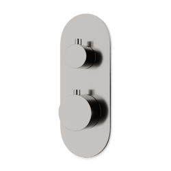Opera Thermostat with 3-Way Diverter & Off Position Linear Trim Kit - Brushed Nickel thumbnail 1