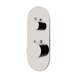 Opera Thermostat with 3-Way Diverter & Off Position Linear Trim Kit - Polished Nickel thumbnail 1