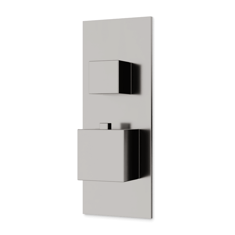 Edge Thermostat with 3-Way Diverter & Off Position Linear Trim Kit - Brushed Nickel image 1