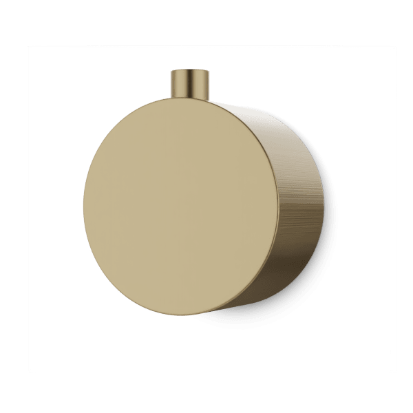 Round Thermostat Handle Artos US Satin Brass 