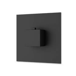 Square Thermostat Trim Kit Artos US Matte Black 