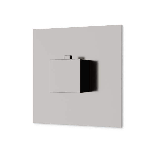 Edge Thermostat Trim Kit - Brushed Nickel image 1